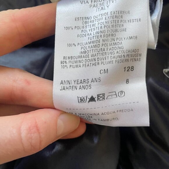 Moncler Kids Down Puffer Jacket - Size 8 Years - Picture 7 of 9